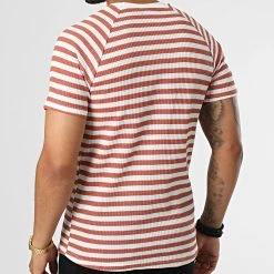 Budget ⌛ Tee Shirt A Rayures LM283 Rouge Brique Blanc de Classic Series 😀 9 Budget ⌛ Tee Shirt A Rayures LM283 Rouge Brique Blanc de Classic Series 😀 -HautStyle Boutique classic series 329438 LM283 KIREMIT 20220727T163222 04