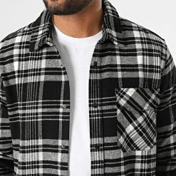 Offres ✨ Chemise Manches Longues A Carreaux H70028M11054A Noir Blanc de Classic Series 🎁 -HautStyle Boutique classic series 329485 H70028M11054A 24000 20220729T152253 02