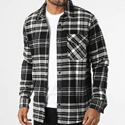 Offres ✨ Chemise Manches Longues A Carreaux H70028M11054A Noir Blanc de Classic Series 🎁 -HautStyle Boutique classic series 329485 H70028M11054A 24000 20220729T152255 03