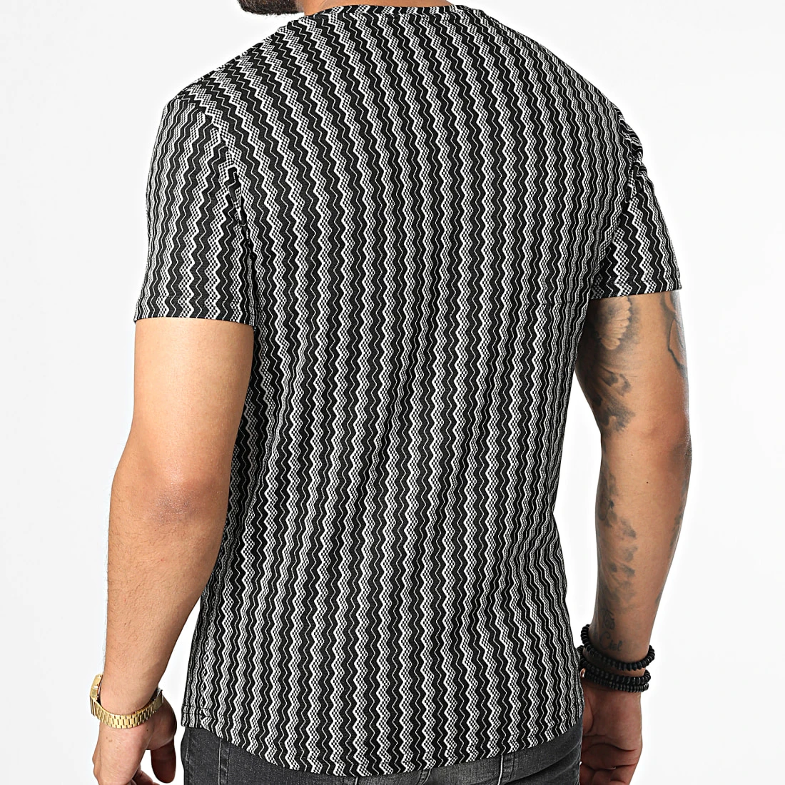 Top 10 ❤️ Tee 😍 Shirt LM461 Noir Blanc de Classic Series ⭐ 6 Top 10 ❤️ Tee 😍 Shirt LM461 Noir Blanc de Classic Series ⭐ – Image 4