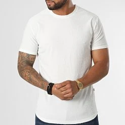 Meilleure affaire 🥰 Tee Shirt LM367 Blanc de Classic Series ⌛ -HautStyle Boutique classic series 329586 LM367 BEYAZ 20220728T143730 03