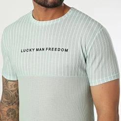 Acheter ✨ Tee Shirt A Rayures LM479 Vert Clair de Classic Series ❤️ -HautStyle Boutique classic series 329604 LM479 KAKI 20220728T144056 02