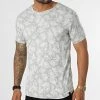 Top 10 🌟 Tee Shirt LM458 Gris Blanc Floral de Classic Series 🔥 -HautStyle Boutique classic series 329625 LM458 GRI 20220728T144516 01