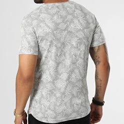 Top 10 🌟 Tee Shirt LM458 Gris Blanc Floral de Classic Series 🔥 -HautStyle Boutique classic series 329625 LM458 GRI 20220728T144520 04