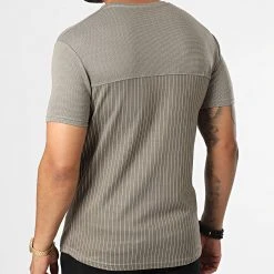 Budget 🎁 Tee 🤩 Shirt A Rayures LM471 Taupe de Classic Series ✨ 9 Budget 🎁 Tee 🤩 Shirt A Rayures LM471 Taupe de Classic Series ✨ -HautStyle Boutique classic series 329632 LM471 VIZON 20220728T095803 04