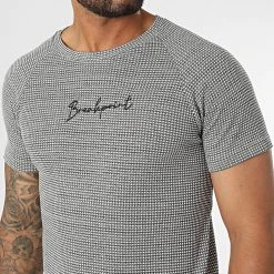 Meilleur prix 😉 Tee Shirt LM518 Gris Blanc de Classic Series 🤩 -HautStyle Boutique classic series 329641 LM518 BEYAZ 20220727T163100 02