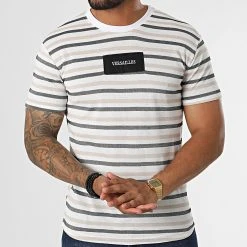 Sortie 👍 Tee 🤩 Shirt LM077 Blanc Noir Beige de Classic Series ⭐ -HautStyle Boutique classic series 329709 LM077 VIZON 20220728T143953 03