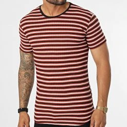 Tout neuf ✨ Tee Shirt LM5172 Noir Blanc Rouge Brique de Classic Series 😀