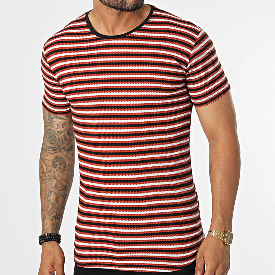 Tout neuf ✨ Tee Shirt LM5172 Noir Blanc Rouge Brique de Classic Series 😀 3 Tout neuf ✨ Tee Shirt LM5172 Noir Blanc Rouge Brique de Classic Series 😀