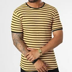 Coupon 🛒 Tee Shirt LM5172 Noir Blanc Jaune de Classic Series 🎁 -HautStyle Boutique classic series 329722 LM5172 YELLOW 20220728T144601 03