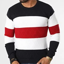 Budget ✔️ Pull 52278 Beige Clair Bleu Marine Rouge de Classic Series 🌟 -HautStyle Boutique classic series 329814 52278 MARINE 20220728T141913 03