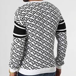 Coupon ✨ Pull 52252 Blanc Noir Renaissance de Classic Series ⌛ -HautStyle Boutique classic series 329817 52252 BLANC 20220727T163359 04