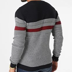 Sortie ⭐ Pull 52286 Bleu Marine Blanc de Classic Series 😉 -HautStyle Boutique classic series 330812 52286 MARINE 20220811T142846 04