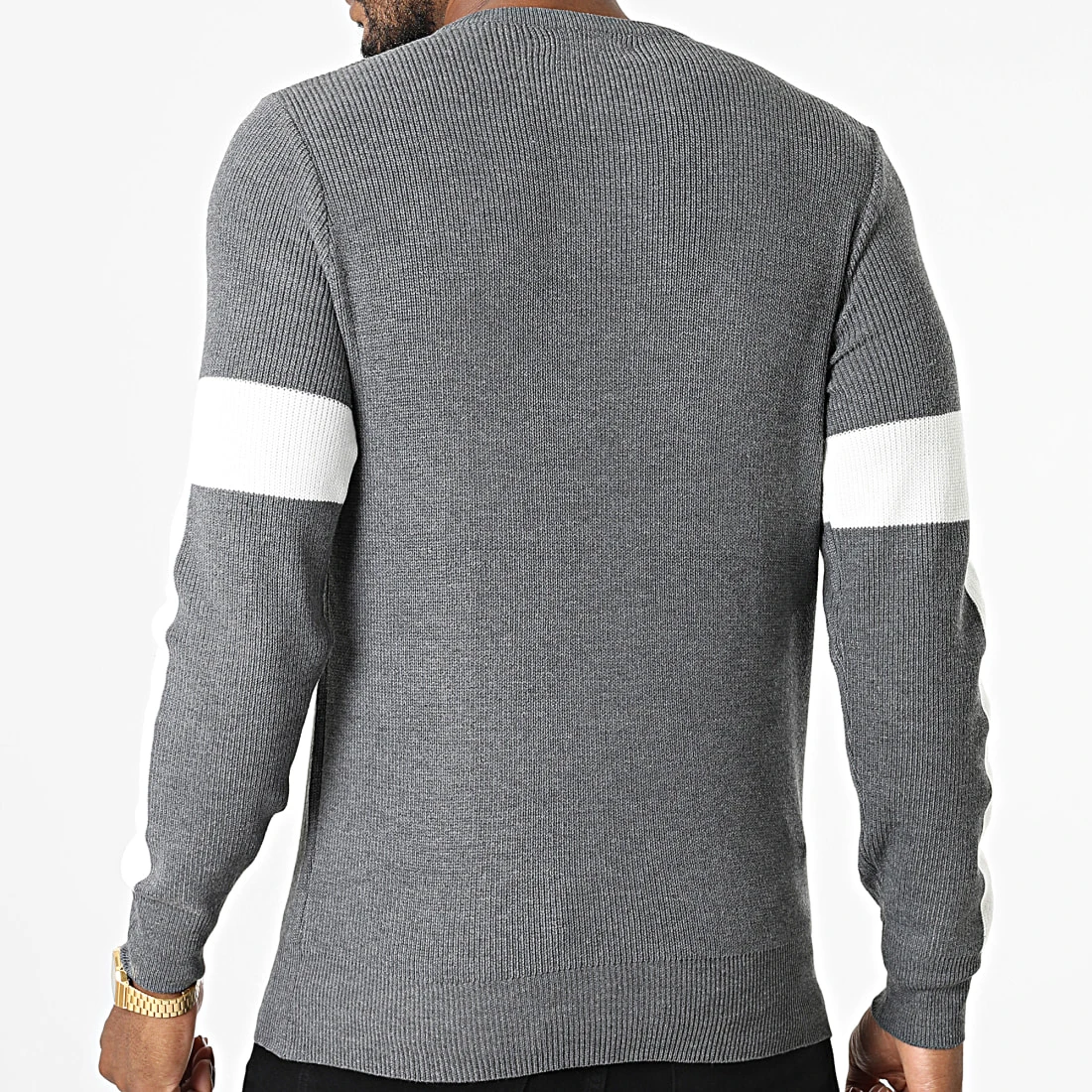 Promo ✔️ Pull G1909 Gris Blanc de Classic Series 😉 6 Promo ✔️ Pull G1909 Gris Blanc de Classic Series 😉 – Image 4