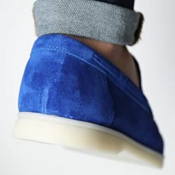 Acheter 😀 Mocassins 801 Bleu Roi de Classic Series 🧨 -HautStyle Boutique classic series 332124 801 SAX SUET 20220818T155942 04