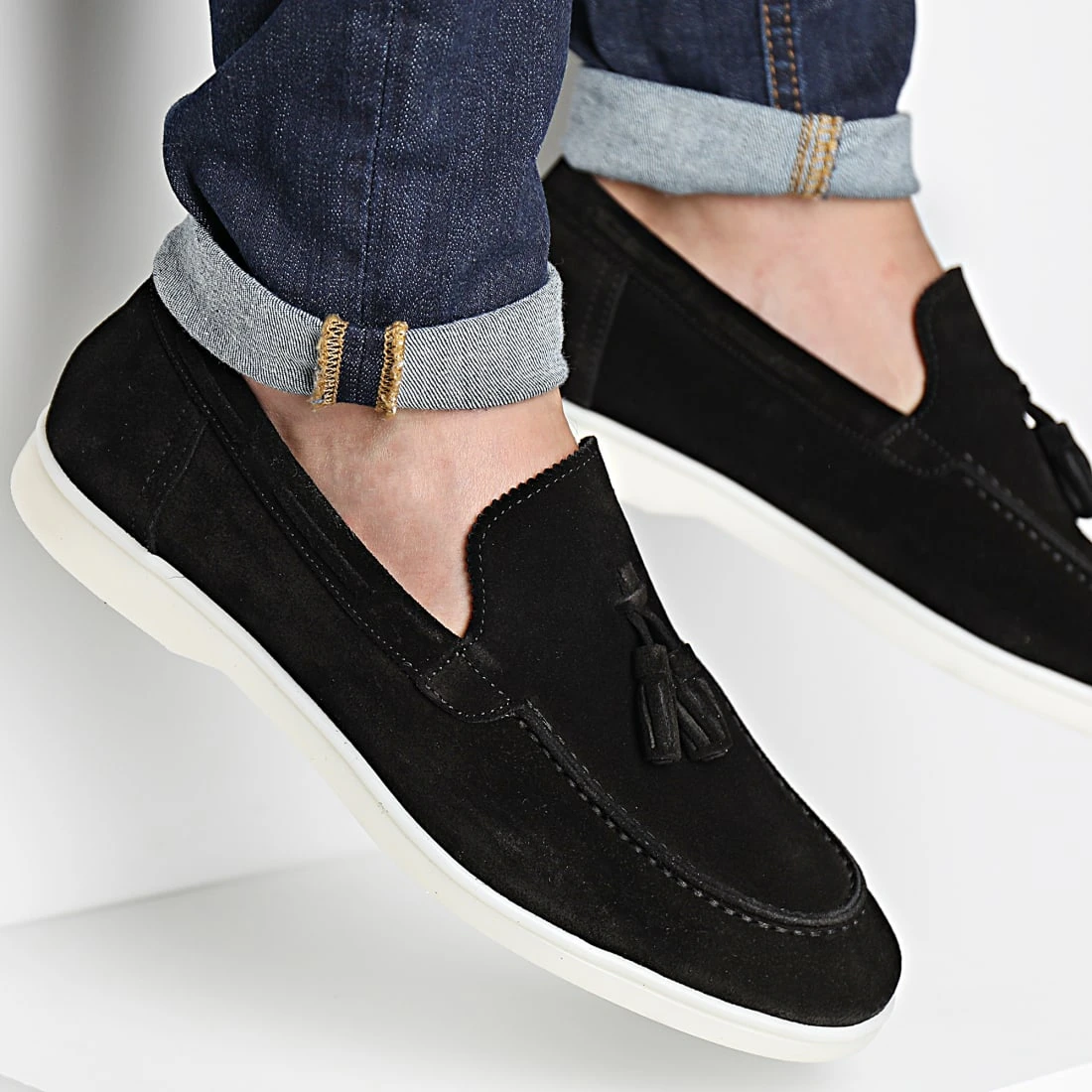 Coupon 👍 Mocassins 801 Noir de Classic Series ❤️ 3 Coupon 👍 Mocassins 801 Noir de Classic Series ❤️