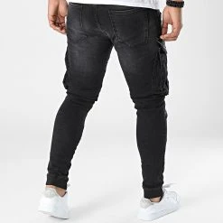 Promo ⌛ Pantalon Cargo Skinny 13437 Gris Anthracite de Classic Series ❤️ -HautStyle Boutique classic series 332562 13437 SIYAH 20220817T155024 04