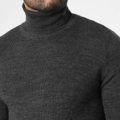 Bon marché ❤️ Pull Col Roulé 1406 Gris Anthracite Chiné de Classic Series ⌛ -HautStyle Boutique classic series 334667 1406 FUME 20220902T162119 02