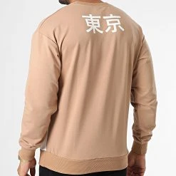 Meilleure affaire ✨ Sweat Crewneck GK-1065 Marron de Classic Series ❤️ -HautStyle Boutique classic series 335158 GK 1065 TABA 20220831T161237 04