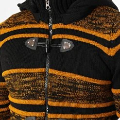 Offres ⌛ Gilet Zippé Capuche 3000 Noir Orange de Classic Series ✨ -HautStyle Boutique classic series 336288 3000 YELLOW 20220912T154708 02