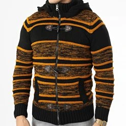 Offres ⌛ Gilet Zippé Capuche 3000 Noir Orange de Classic Series ✨ -HautStyle Boutique classic series 336288 3000 YELLOW 20220912T154710 03