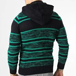 De gros 🥰 Gilet Zippé Capuche 3000 Bleu Marine Vert de Classic Series 🧨 -HautStyle Boutique classic series 336289 3000 GREEN 20220912T154335 04