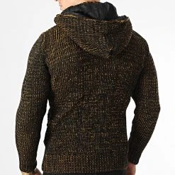 Meilleure affaire 🎉 Gilet Zippé Capuche 3004 Noir Orange de Classic Series 🎁 -HautStyle Boutique classic series 336291 3004 YELLOW 20220912T153416 04