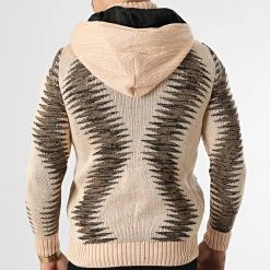 Grosses soldes ⭐ Gilet Zippé Capuche 3003 Beige de Classic Series 👍 -HautStyle Boutique classic series 336298 3003 BEIGE 20220912T153433 04