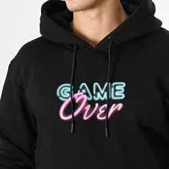 Promo 🧨 Sweat Capuche GK-1128 Noir de Classic Series ✔️ -HautStyle Boutique classic series 336303 GK 1128 SIYAH 20220912T154404 02