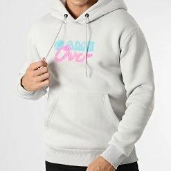 Offres ✨ Sweat Capuche GK-1128 Gris Clair de Classic Series 😍 -HautStyle Boutique classic series 336305 GK 1128 ACIK GRI 20220912T153328 03