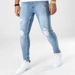 Remise 🧨 Jean Skinny DHZ-3851 Bleu Wash de Classic Series 🥰