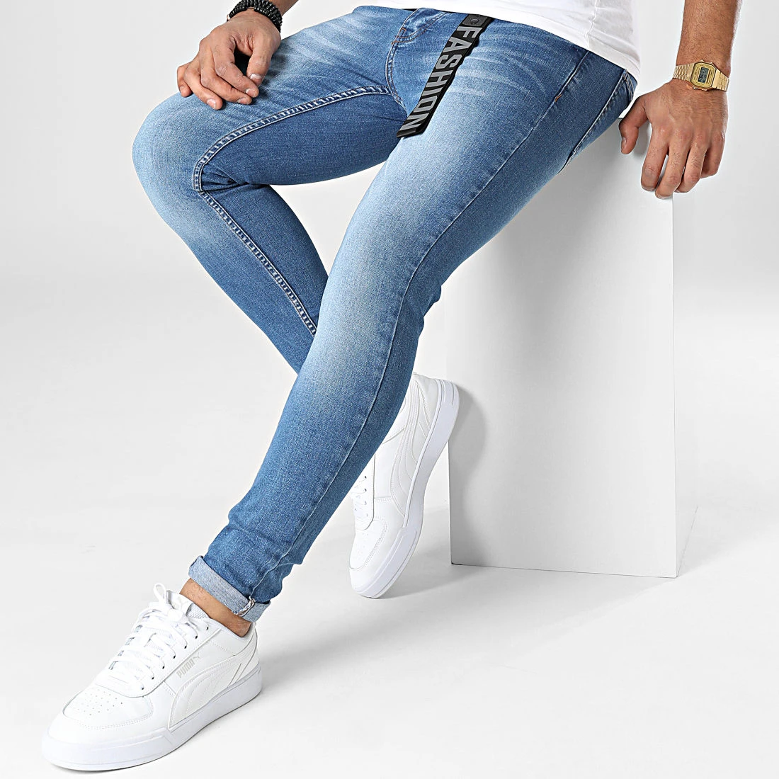 Offres ✔️ Jean Skinny DHZ-3882 Bleu Denim de Classic Series 🔔 5 Offres ✔️ Jean Skinny DHZ-3882 Bleu Denim de Classic Series 🔔 – Image 3