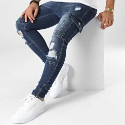 Nouveau ❤️ Jean Skinny DHZ-3755 Bleu Brut de Classic Series ✔️ -HautStyle Boutique classic series 336428 DH 3755 3 K MAVI 20220912T161648 03