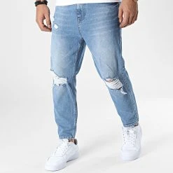 Promo 🔥 Jean Relaxed Fit DH-3795 Bleu Wash de Classic Series 😍
