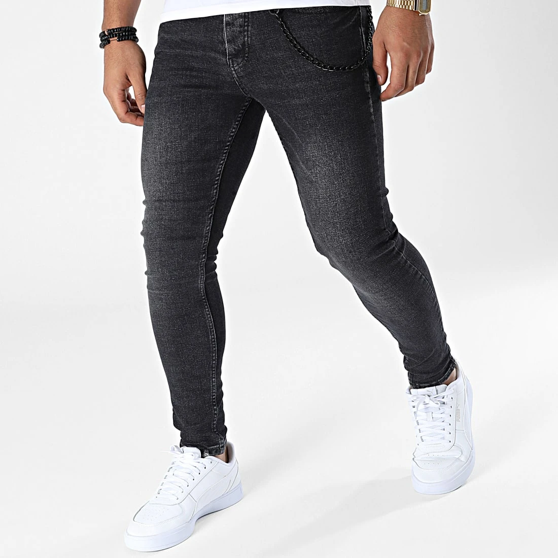 Meilleure vente 😍 Jean Skinny DHZ-3904 Noir de Classic Series ⭐ 3 Meilleure vente 😍 Jean Skinny DHZ-3904 Noir de Classic Series ⭐