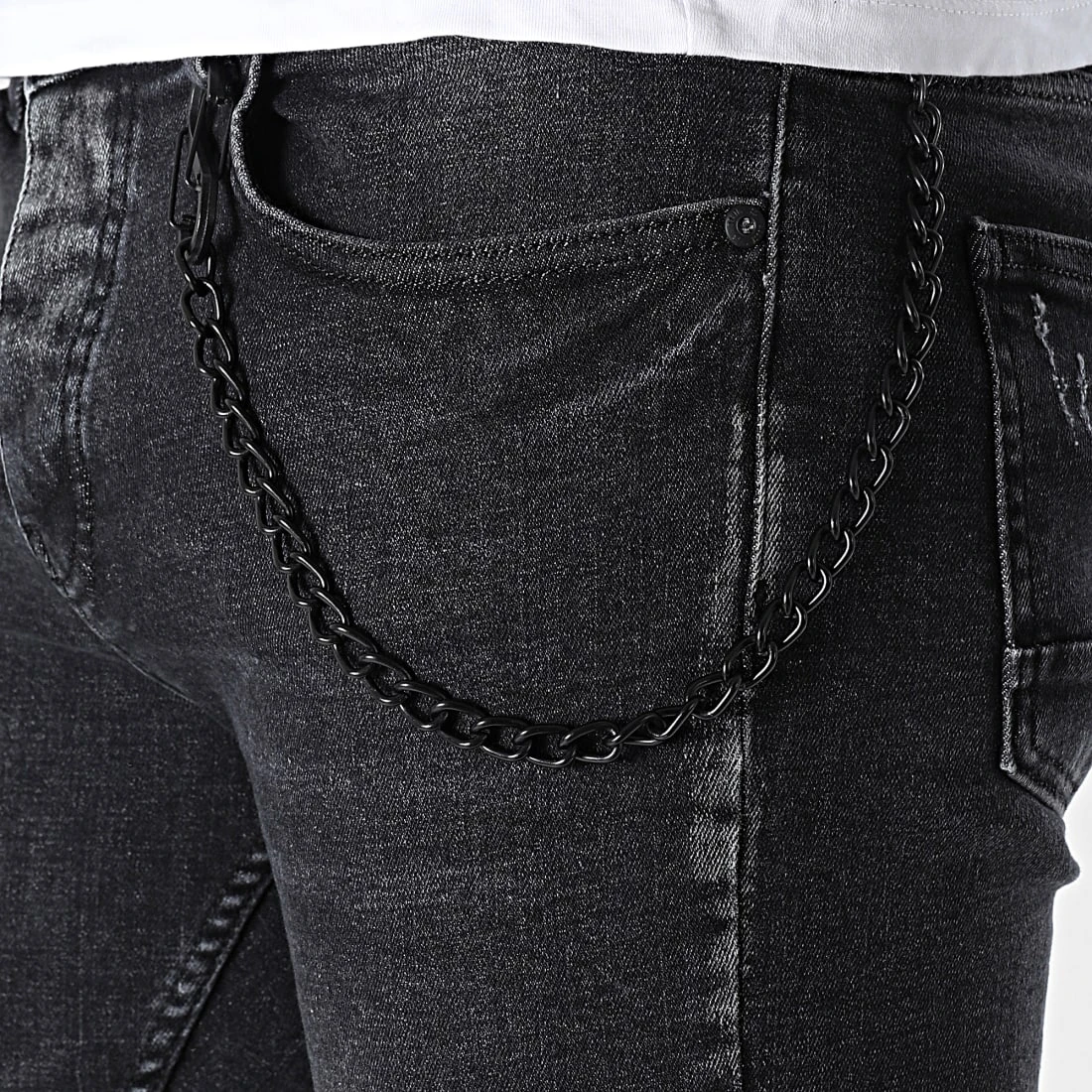 Meilleure vente 😍 Jean Skinny DHZ-3904 Noir de Classic Series ⭐ 4 Meilleure vente 😍 Jean Skinny DHZ-3904 Noir de Classic Series ⭐ – Image 2