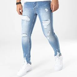Bon marchĂ© â Jean Skinny DHZ-3870 Bleu Wash de Classic Series âš