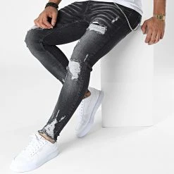 Le moins cher ❤️ Jean Skinny DHZ-3845 Noir de Classic Series 🧨 -HautStyle Boutique classic series 336496 DHZ 3845 1 SIYAH 20220919T160612 03