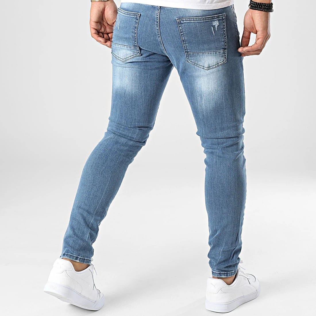 Le moins cher ✔️ Jean Skinny DHZ-3639 Bleu Denim de Classic Series ⌛ 6 Le moins cher ✔️ Jean Skinny DHZ-3639 Bleu Denim de Classic Series ⌛ – Image 4