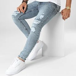 Promo 😀 Jean Skinny DHZ-3846 Bleu Wash de Classic Series 🧨 -HautStyle Boutique classic series 336502 DHZ 3846 OMAVI 20220912T162029 03