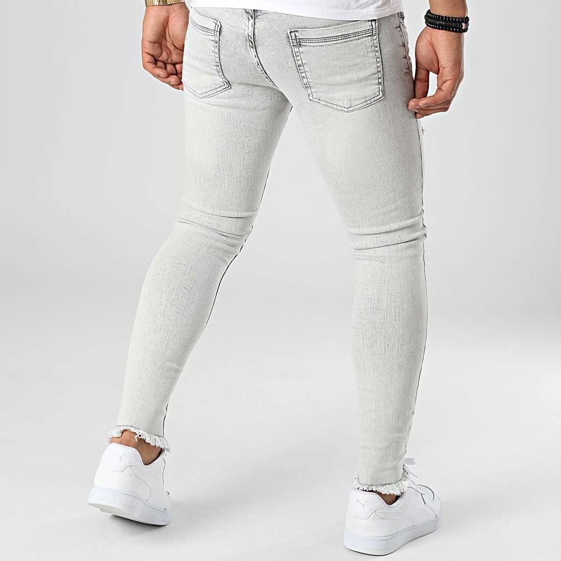 Budget 🤩 Jean Skinny DHZ-3870 Gris de Classic Series 👍 6 Budget 🤩 Jean Skinny DHZ-3870 Gris de Classic Series 👍 – Image 4