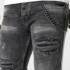 Coupon 🥰 Jean Skinny DHZ-3815 Noir de Classic Series 😉 -HautStyle Boutique classic series 336508 DHZ 3815 3 FUME 20220912T160201 02