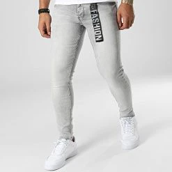 Acheter 👏 Jean Skinny DHZ-3882 Gris de Classic Series 🧨