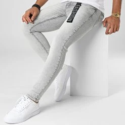 Acheter 👏 Jean Skinny DHZ-3882 Gris de Classic Series 🧨 -HautStyle Boutique classic series 336511 DHZ 3882 2 AFUME 20220912T162143 03