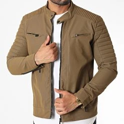 Le moins cher ⌛ Veste Biker 117 Marron de Classic Series 🛒