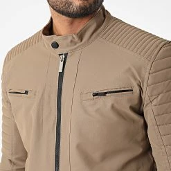 Meilleure affaire ⌛ Veste Biker 117 Marron Taupe de Classic Series ✨ 7 Meilleure affaire ⌛ Veste Biker 117 Marron Taupe de Classic Series ✨ -HautStyle Boutique classic series 336573 117 VIZON 20220915T151734 02
