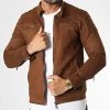 Meilleure vente 🛒 Veste Biker Suédine 506 Marron de Classic Series 👏 -HautStyle Boutique classic series 336574 506 KAHVE 20220915T144641 01