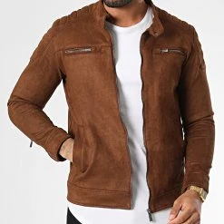 Meilleure vente 🛒 Veste Biker Suédine 506 Marron de Classic Series 👏 8 Meilleure vente 🛒 Veste Biker Suédine 506 Marron de Classic Series 👏 -HautStyle Boutique classic series 336574 506 KAHVE 20220915T144644 03