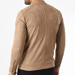 Top 10 👍 Veste Biker Suédine 506 Beige Foncé de Classic Series 😀 -HautStyle Boutique classic series 336576 506 CAMEL 20220915T151755 04