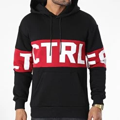 Promo ⌛ Sweat Capuche GK-1117 Noir de Classic Series 😍